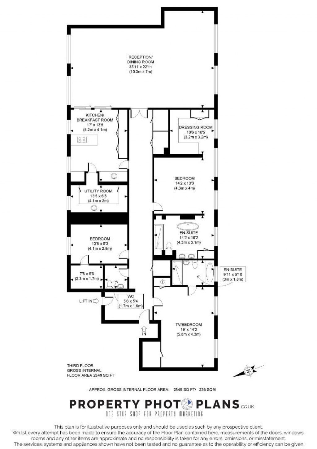 Floorplans For Fairford Court, 6 Holborn Close, Mill Hill