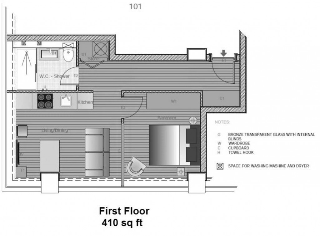 Floorplans For Centre Heights, Finchley Road