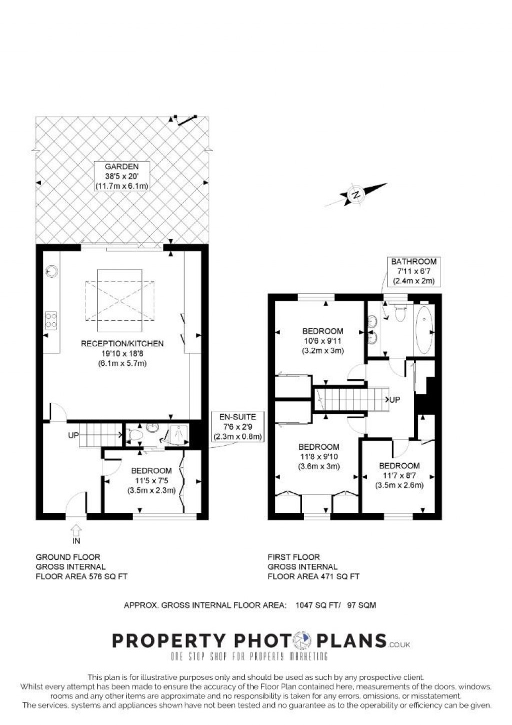 Floorplans For Dobson Close, London