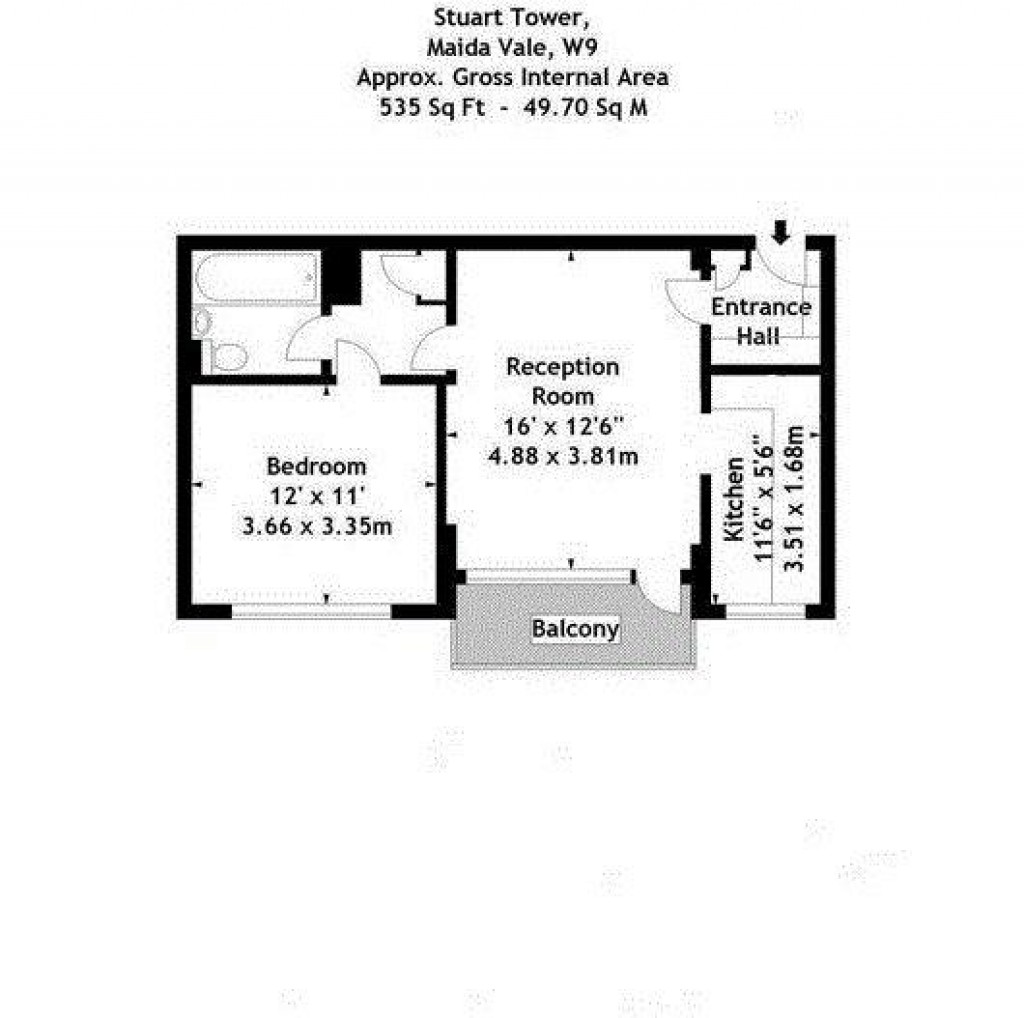 Floorplans For Stuart Tower, Maida Vale